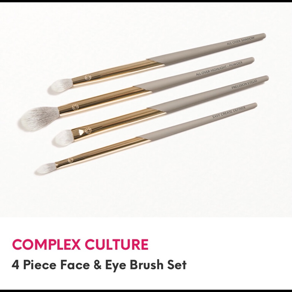 New COMPLEX CULTURE
4 Piece Face & Eye Brush Set